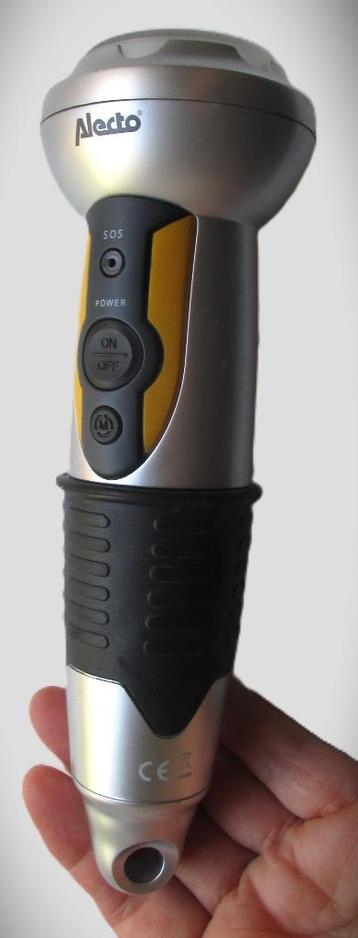 Zaklamp~Alecto Led Zaklantaarn~Zilver kleur Ledlamp beschikbaar voor biedingen