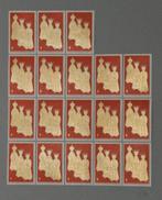 18 Tuberculose sluitzegels uit 1970, Ophalen of Verzenden, Na 1940, Postfris