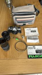 Fujica AX-1 Spiegelreflexcamera met 2 Lenzen, Ophalen of Verzenden, Gebruikt, Spiegelreflex, Fuji