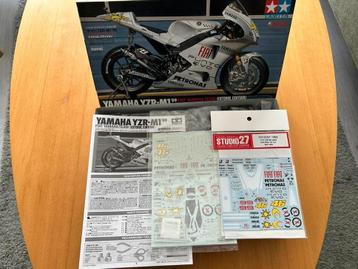 Tamiya Yamaha yzr-m1'09  Rossi + extra decals beschikbaar voor biedingen