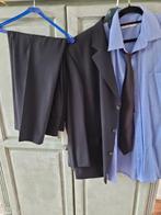 Trouwpak kostuum. Zwart, Ophalen, Zo goed als nieuw, Maat 52/54 (L), Blauw