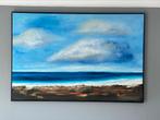 Groot uniek olieverf schilderij,  De zee., Ophalen of Verzenden