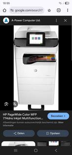 HP Pagewide color MFP 774 model kantoor printer., Computers en Software, Printers, Ophalen, Zo goed als nieuw, Printer