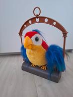 Pratende en bewegende papegaai (op batterijen), Kinderen en Baby's, Speelgoed | Knuffels en Pluche, Ophalen of Verzenden, Zo goed als nieuw