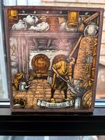Glas in lood "De Distillateur" Hoppe, Antiek en Kunst, Ophalen