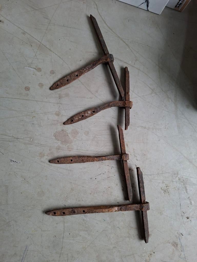 4 Antieke Muurankers, Antiek en Kunst, Ophalen of Verzenden