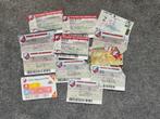 12x oude voetbal kaartjes FC Utrecht vanaf 1997, Verzenden, Gebruikt, F.C. Utrecht, Poster, Plaatje of Sticker