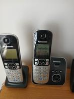 Panasonic vaste telefoon set, Ophalen of Verzenden, Zo goed als nieuw, 2 handsets