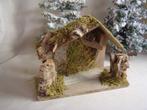 Kleine bemoste kerststal, Ophalen of Verzenden, Gebruikt