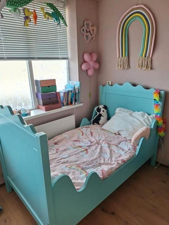 Mooi stevig peuterbed met veel extra's., Kinderen en Baby's, Kinderkamer | Complete kinderkamers, Zo goed als nieuw, Jongetje of Meisje