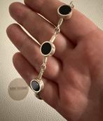 Y012/NIELS ERIK from DENMARK vintage Onyx armband, Sieraden, Tassen en Uiterlijk, Gebruikt, Verzenden, Zwart, X