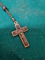 Rozenkrans vintage houten kralen, Verzamelen, Religie, Ophalen of Verzenden