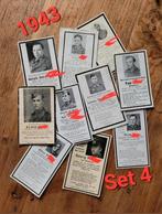 10X duitse bidprentjes 1943 - oostfront WW2 oorlog  set-4, Verzamelen, Ophalen of Verzenden