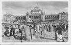 Scheveningen Strand en Kurhaus., Ophalen of Verzenden, 1940 tot 1960, Ongelopen, Zuid-Holland