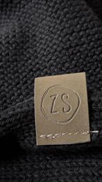 Zusss lang donkergrijs gebreid vest. One size, ., Maat 42/44 (L), Ophalen of Verzenden, Zo goed als nieuw