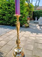 Grote koperen kandelaar, Antiek en Kunst, Ophalen, Koper of Brons