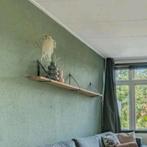 Mooie steigerhouten wandplank decoratieplank leren lus, Ophalen, Zo goed als nieuw