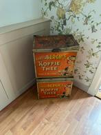 Van Den Berghs Koffie winkelblikken uit de jaren 30, Verzamelen, Blikken, Ophalen, Gebruikt, Koffie, Overige merken