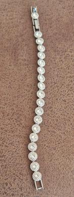 Swarosky armband., Ophalen of Verzenden, Zo goed als nieuw, Zilver, Zilver