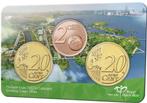 Floriade Expo 2022 coincard 2x 20 centmunt + 2 centmunt BU, Ophalen of Verzenden, Overige landen, Overige waardes