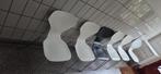 6x danerka design eetkamerstoelen - set - licht beschadigd, Ophalen, Gebruikt, Wit, Vijf, Zes of meer stoelen