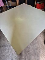 Zware Kantinetafel Vierkant, Huis en Inrichting, Tafels | Eettafels, Ophalen, Gebruikt, Vierkant, Industrieel