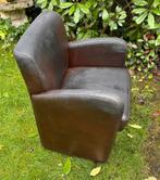Eetkamerstoelen 4 stuks, Huis en Inrichting, Stoelen, Ophalen, Gebruikt, Bruin, Leer