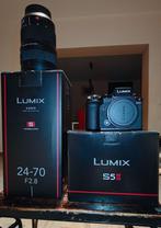 LUMIX S5 II + LUMIX S PRO 24-70MM F2.8, Audio, Tv en Foto, Fotocamera's Digitaal, Compact, Ophalen of Verzenden, Zo goed als nieuw