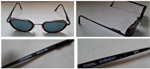 Fossil zonnebril, Sieraden, Tassen en Uiterlijk, Zonnebrillen en Brillen | Heren, Gebruikt, Zonnebril, Overige merken, Bruin, Ophalen of Verzenden
