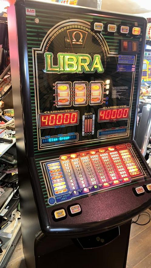 Libra Elam V12 gokkast, Verzamelen, Automaten | Gokkasten en Fruitautomaten, Zo goed als nieuw, Euro, Met sleutels, Ophalen