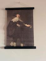 Oude Meester Print met Houten Lijsten, Antiek en Kunst, Ophalen of Verzenden