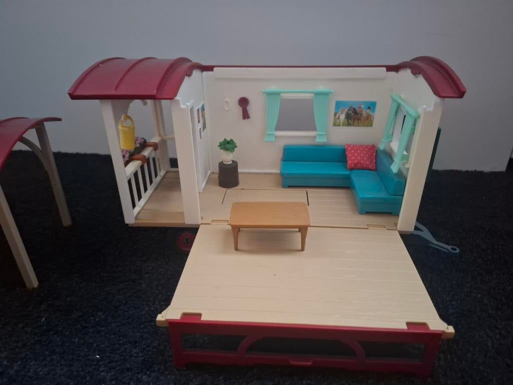 Schleich woonwagen, Ophalen of Verzenden, Zo goed als nieuw