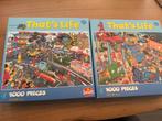 Twee That's Life Puzzels - 1000 stukjes, Ophalen of Verzenden, 500 t/m 1500 stukjes, Zo goed als nieuw, Legpuzzel