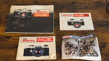 Pentax ME (super) handleidingen en objectieven boekje  beschikbaar voor biedingen