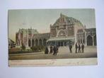 Ansichtkaarten Nederland, TC 3-89 Groningen, Station 1905, Verzamelen, Ansichtkaarten | Nederland, Verzenden, Voor 1920, Gelopen