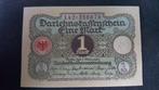 Duitsland 1 mark 1920, Postzegels en Munten, Los biljet, Duitsland, Verzenden