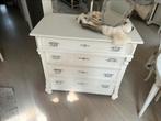 Originele brocante 4 laden kast of commode, Ophalen