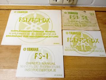 Yamaha FS1 boekjes beschikbaar voor biedingen