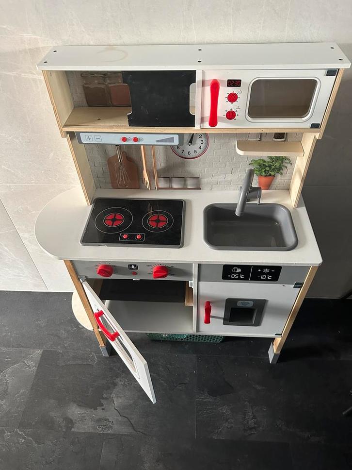 Houten Speelkeuken, Kinderen en Baby's, Speelgoed | Speelkeukens, Zo goed als nieuw, Speelkeuken, Hout, Ophalen