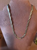 Mooie echt zilveren gedraaide ketting, Ophalen of Verzenden, Zo goed als nieuw, Zilver