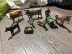 Schleich Boerderijdieren en Boer Set, Ophalen of Verzenden, Gebruikt