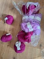 Partij Wol - Roze en Paars, Ophalen of Verzenden, Zo goed als nieuw, Breien of Haken, Wol of Garen