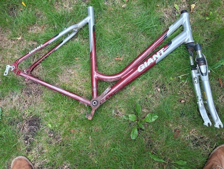Giant light series DX aluminiu lichtgewicht dames fietsframe, Fietsen en Brommers, Fietsen | Mountainbikes en ATB, Gebruikt, Giant