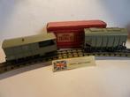 2 x WAGONS HORNBY - DUBLO, Overige merken, Gebruikt, Gelijkstroom, Wagon