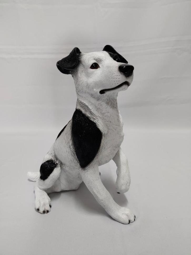 Jack Russell zwart met wit. Hond. JackRussel, Verzamelen, Beelden en Beeldjes, Nieuw, Dier, Ophalen of Verzenden