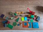 Heel veel Magna Tiles. Dieren, huizen en voertuigen, Ophalen of Verzenden