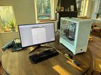 Game Pc RYZEN, 5800X3D, 4070TI, 32GB WHITE BUILD met Monitor, Computers en Software, Desktop Pc's, Ophalen, 32 GB, Met monitor
