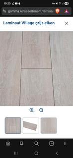 Grijs Laminaat - Nieuw of Gebruikt, Kunststof, Ophalen of Verzenden, Zo goed als nieuw, 10 m² of meer