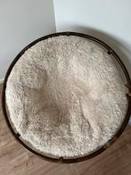 Rotan Papasan Stoel met Zachte Kussen, Huis en Inrichting, Stoelen, Ophalen, Bruin, Riet of Rotan, Zo goed als nieuw