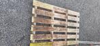 Twee pallets en tuinhout, Doe-het-zelf en Verbouw, Hout en Planken, Grenen, Gebruikt, Minder dan 200 cm, Ophalen